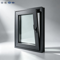 Ventanas y Puertas Abatibles de Aluminio con Doble Acristalamiento, Eficiencia Energética, Venta al Por Mayor