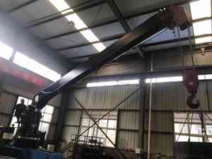 קטן הידראולי סירת מעלית Stand 12 טון הימי מנוף בניית טלסקופים בום ספינה ימית מנוף למכירה - Product Image 6