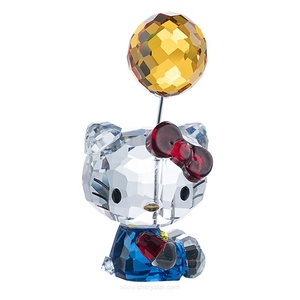 Vendita calda intagliato a mano K9 cristallo animali ciao gattino souvenir di cristallo per ospiti di nozze regali decorazioni per la casa - Product Image 1