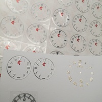 Autocollant métallique adhésif de luxe personnalisé en or pour cadrans de montres, logo 3D, décalcomanies imperméables, autocollant en relief doré