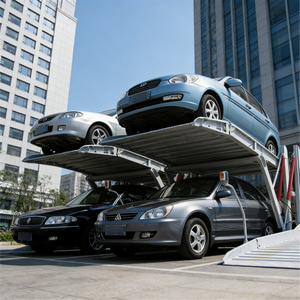 แทบิธา TEP606 ลิฟท์จอดรถแบบไฮดรอลิก 2 เสา รุ่นมินิ ดับเบิ้ลสแต็คเกอร์  ได้รับการรับรองมาตรฐาน CE สำหรับลานจอดรถอัตโนมัติ รับน้ำหนักได้ 2300 กก. - Product Image 2