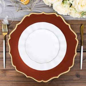 Platos De Para Bodas Placa Plastico Plateada. Piedra Barbacoa Plato Calabaza Madera Juego Restaurante Nordico - Product Image 4