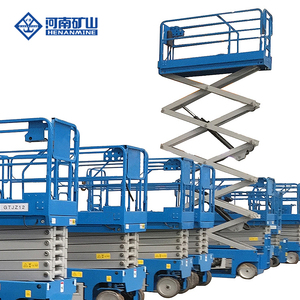 מעלית פלטפורמה הידראולית חשמלית תעשייתית ניידת אנכית 300 ק\"ג 500 ק\"ג 800 ק\"ג 1000 ק\"ג - Product Image 5