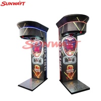 Machine de jeu de boxe électronique d'arcade d'intérieur, équipement de divertissement à monnayeur, modèle Kick Boxer en métal, version anglaise, vente en gros usine