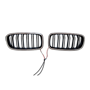 กระจังหน้ารถยนต์ BMW แบบมีไฟ LED พร้อมคลิปสำหรับ BMW ซีรีส์ 3 F30 ปี 2013-2018 - Product Image 3