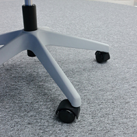 Chaise de bureau ergonomique en maille avec siège en mousse haute densité et dossier respirant pour le bureau à domicile et usage professionnel