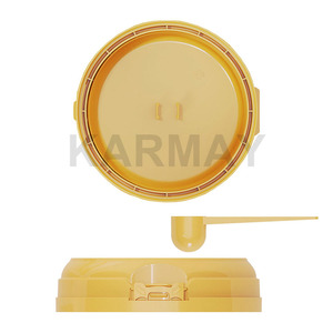 Tapas abatibles de plástico redondas para latas, tapas antifugas de alimentos, 501, 502 y 130mm, venta al por mayor - Product Image 3