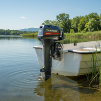 Moteurs de bateau 9.9HP Moteur hors-bord 2 temps avec démarreur électrique de pièces