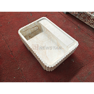 Lavabo mural moderne en marbre long et étroit Newstar, lavabo <span class=keywords><strong>de</strong></span> salle <span class=keywords><strong>de</strong></span> bain avec lavabo en céramique pour hôtel - Product Image 6