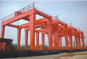 Стандартная стальная конструкция CE/ISO, 80тонный несущий контейнерный кран - Product Image 4