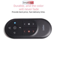 Télécommande universelle intelligente personnalisable noire mini 11 boutons avec RF433/Ble/Infrarouge pour TV