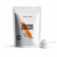 Créatine monohydrate en poudre de qualité supérieure 200g Pure Sans Arôme Complément Sportif Adulte Musculation Performance Énergie