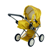 Produits pour bébés de haute qualité Poussette avec chariot pour bébé 3 en 1 Landau pour enfant pour faire semblant de jouer Poupée Poussette