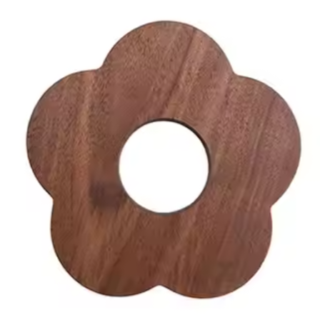 Sapele wood coasters