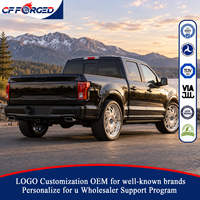 Vente flash - Jantes forgées monobloc à lèvre profonde brossées et polies 22x9.5 24x10 26x10 pour Ford F-150