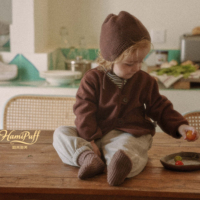 Cardigan décontracté à bouton unique et ourlet incurvé pour tout-petits, veste douce et ample pour bébés garçons et filles, idéal pour le printemps, l'automne et les séances photo quotidiennes