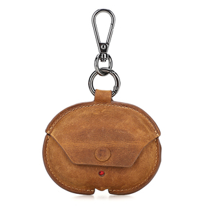 Estuche Protector de Cuero Crazy Horse de Alta Calidad para Auriculares Bluetooth <span class=keywords><strong>Apple</strong></span> <span class=keywords><strong>Beats</strong></span> Studio Buds - Product Image 2