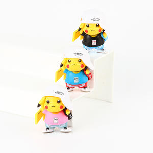 Mini figurines Pokémon pour enfants, sweats tendance Pikachu, figurines de dessins animés pour la décoration de gâteaux - Product Image 4