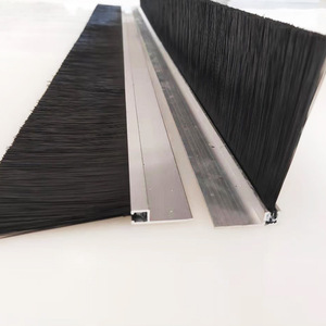 Brosse <span class=keywords><strong>porte</strong></span> balayage PP cheveux alliage d'aluminium balayage joint <span class=keywords><strong>porte</strong></span> coulissante brosse joint facile seuils <span class=keywords><strong>de</strong></span> montage balayage pour remplacement - Product Image 2