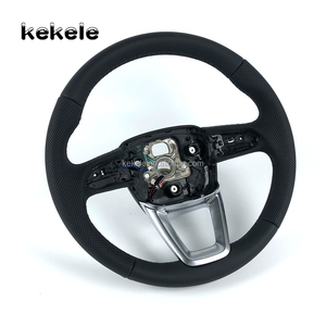 Volant de direction personnalisé en fibre de carbone et cuir, accessoires de voiture pour <span class=keywords><strong>Audi</strong></span> A6 A7 A8 S6 S7 S8 RS6 RS7 <span class=keywords><strong>SR</strong></span> - Product Image 5