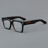 Fabricant de Montures de Lunettes Carrées en Acétate Anti-Lumière Bleue de Luxe pour Femmes, Modèle 2026 Vintage, avec Logo Personnalisé en Gros