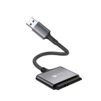 Câble convertisseur externe USB 3.0 vers SATA UNIEAN pour disques SATA 2,5 pouces, adaptateur de disque dur externe USB 3.0 vers SATA 2,5
