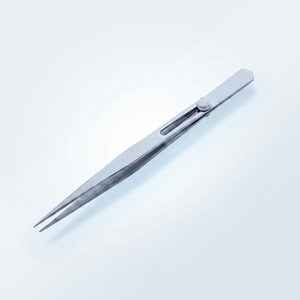 Pince à épiler conique en fer à pointe arrondie 120 mm pour bijoux SUNTOOLS/STIPL - Product Image 1