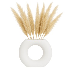 Vaso a Forma di Ciambella in Ceramica Moderna per Soggiorno, Camera da Letto, Ufficio, Decorazione da Tavolo - Product Image 2