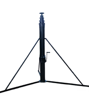 Mástil Telescópico Portátil con Antena Manual y Motorizada para Torre de Cámara CCTV Retráctil