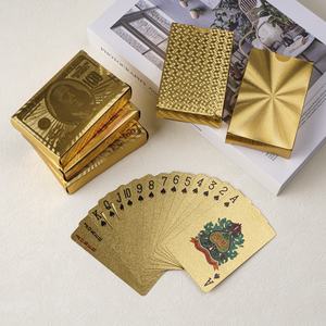 Naipes de Póker <span class=keywords><strong>Texas</strong></span> DIY con Lámina Dorada y Plateada, Impermeables, de PVC, Portátiles, Lavables, Venta al por Mayor, Edición Especial Huevo - Product Image 3
