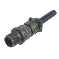 Couplage fileté Mil-C-5015 10 Shell 3106A-10-3P 10S-5P, prise MS3102, fiche droite et coudée MS3106A MS3102A