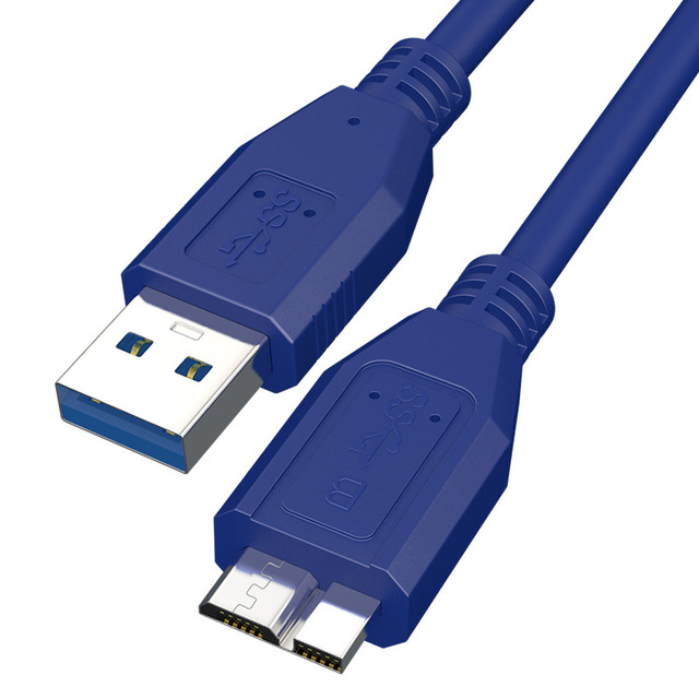 USB 3.0 Data Cable USB-A Micro USB Connectors for High-Speed Data Transfer Computer Portable External Hard Drive Enclosure