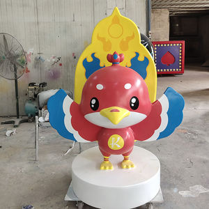 Prix d'usine, sculptures d'animaux en résine personnalisées, sculpture en fibre de verre, sculpture de monopole pour la décoration - Product Image 5