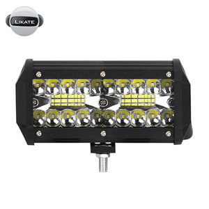 Barra <span class=keywords><strong>de</strong></span> luz <span class=keywords><strong>de</strong></span> trabajo led <span class=keywords><strong>de</strong></span> 120 vatios para automóvil 7 "luz <span class=keywords><strong>de</strong></span> niebla led <span class=keywords><strong>de</strong></span> alto brillo para camión todo terreno - Product Image 1