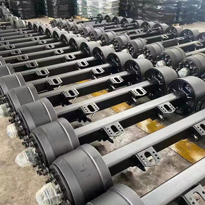 Đức trống trục cho xe tải trục Đức Trailer trục tốt nhất bán xe tải Trailer trục sau sắt đen <span class=keywords><strong>12t</strong></span>/13t/16t - Product Image 3