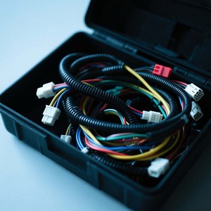 Custom Wiring Harness with Multi Color <b>Cables</b> and Connectors for Automotive ECU Applications - Product Image 1