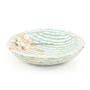 ถาดเสิร์ฟไม้สไตล์โบฮีเมียน ประดับมุก ดีไซน์ยืดหยุ่น สำหรับรอมฎอน อีด มูบารัค |   จานอาหารทำมือสำหรับของว่างอินทผลัม - Product Image 5