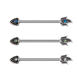 Boucle d'<span class=keywords><strong>oreille</strong></span> en titane en acier inoxydable, petit clou, <span class=keywords><strong>Piercing</strong></span> <span class=keywords><strong>industriel</strong></span>, meilleur <span class=keywords><strong>prix</strong></span> - Product Image 3