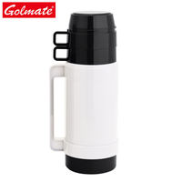 Fabricante Precio barato 2 TAZAS Frasco de vacío de plástico Termo recambios de vidrio Frasco de vacío