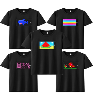 RVB lumière LED t-shirt Smart APP contrôle <span class=keywords><strong>Mini</strong></span> panneau flexible <span class=keywords><strong>écran</strong></span> d'affichage pour chemise mode vêtements t-shirts pour fête Club - Product Image 5