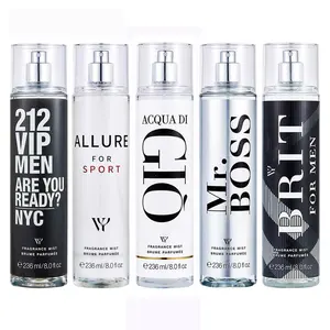 Brume corporelle 236ml Floral Fruité Original <span class=keywords><strong>Parfum</strong></span> pour le corps Vaporisateur <span class=keywords><strong>Parfum</strong></span> durable <span class=keywords><strong>Parfum</strong></span> en gros pour hommes - Product Image 1