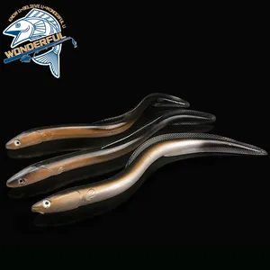 멋진 30cm 58g 부드러운 Pvc 바닷물 주조 생체 공학 3d 눈 바다 Pesca 참치 큰 게임 모래 장어 낚시 미끼