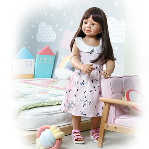 Muñeca NPK de 87 cm, articulada, de cuerpo completo, tamaño real de niño, modelo <span class=keywords><strong>Bebe</strong></span>, muñeca grande, muñeca <span class=keywords><strong>Reborn</strong></span>, muñeca infantil. - Product Image 2