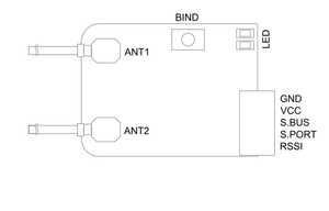 Jumper R1 Mini 2.4GHz 6CH High Sensitivity Receiver for RC Transmitters - Product Image 6