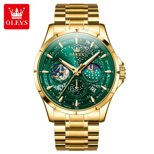 Reloj OLEVS 5538 con Logotipo OEM, Reloj de Lujo de Diseño de Marca, Reloj de Cuarzo Personalizado de Acero Inoxidable, Fabricante de Relojes - Product Image 1