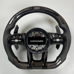 Volant en fibre de carbone à LED, best-seller, pour A180 A200 B200 C200 C260 E300 E200, modification aftermarket - Product Image 2