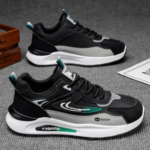 Zapatillas Deportivas Blancas Casuales para Hombre, con Cordones, Ligeras, Acolchadas, Antideslizantes, con Suela de Goma y Logotipo Bordado, para Primavera - Product Image 2