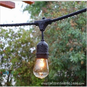 <b>Led</b> <b>Light</b> Strings E27 10Lamp 10M Outdoor Waterproof Camping Wedding Decoration 220V Glass Bulb Ceiling <b>Lights</b> - Product Image 2