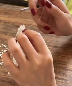 Baby <strong>Headbands</strong> for Baby Girls Rhinestone Beads Traditional Chinese Bows <strong>Hello</strong> <strong>Kitty</strong> Hair Clips Braid Accessories French Pin - Product Image 5