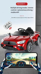 Auto Elettriche Telecomandate Rosa per Bambini da 0 a 12 Anni, Capacità 4 Persone Auto Elettriche di Grandi Dimensioni per Bambini da Guidare - Product Image 4